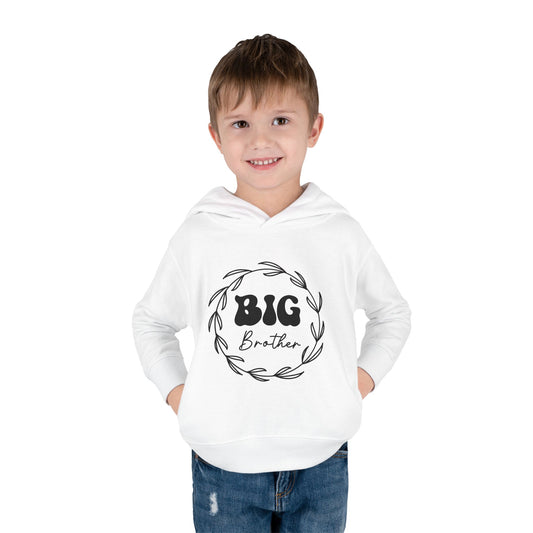 Big Brother Toddler Hoodie – Cozy Fleece Pullover for Little Siblings