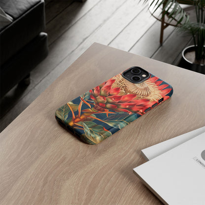 Tough Cases: Vibrant Floral Phone Case, Tough Phone Covers, Floral Art Cases, Nature Design Accessories, Gift for Nature Lovers