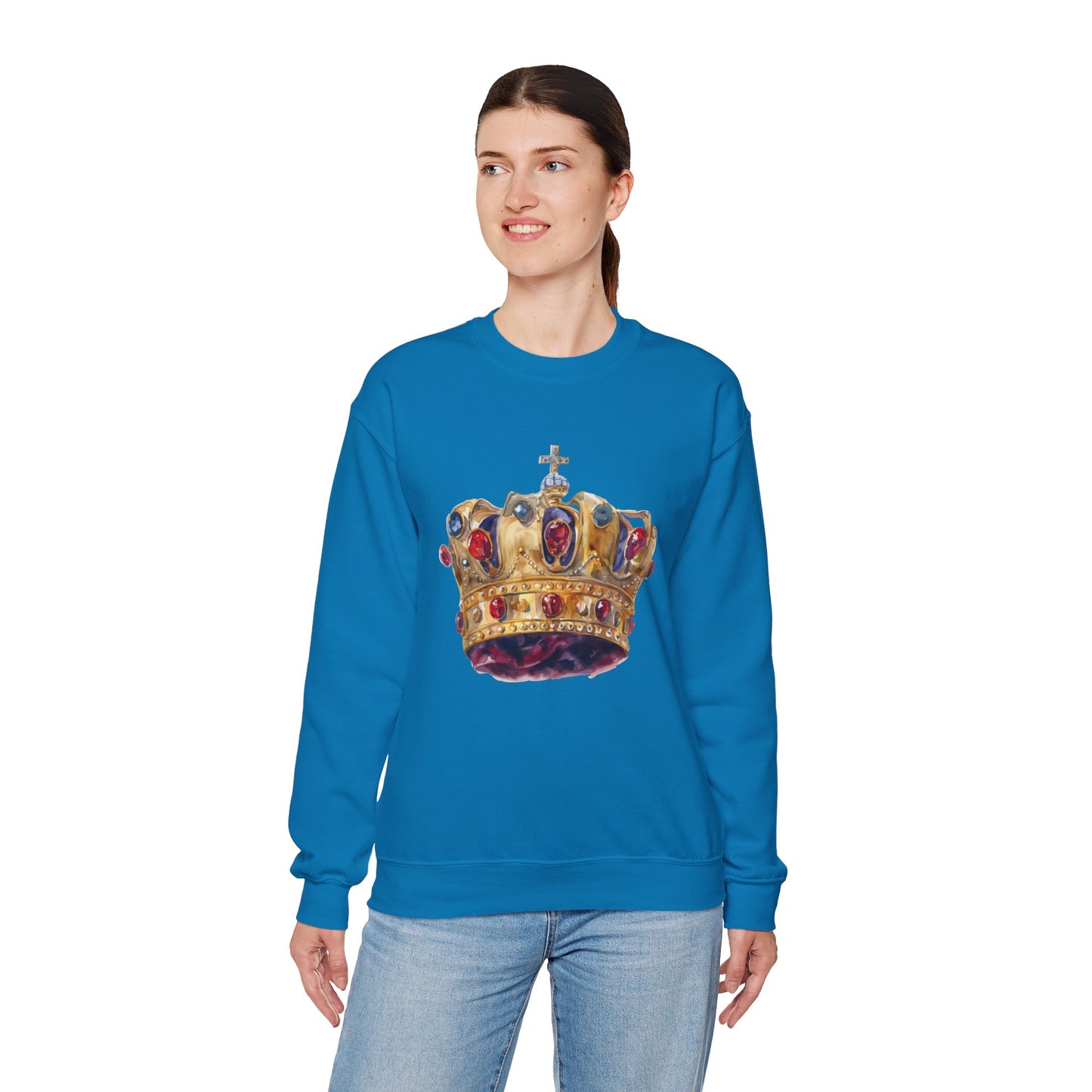 Unisex Heavy Blend™ Crewneck Sweatshirt - British Royal Crown