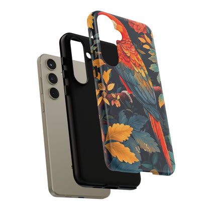 Vibrant Parrot Phone Case - Tough, Stylish, Nature-Inspired, Tropical, Wildlife, Perfect Gift, Summer Vibes