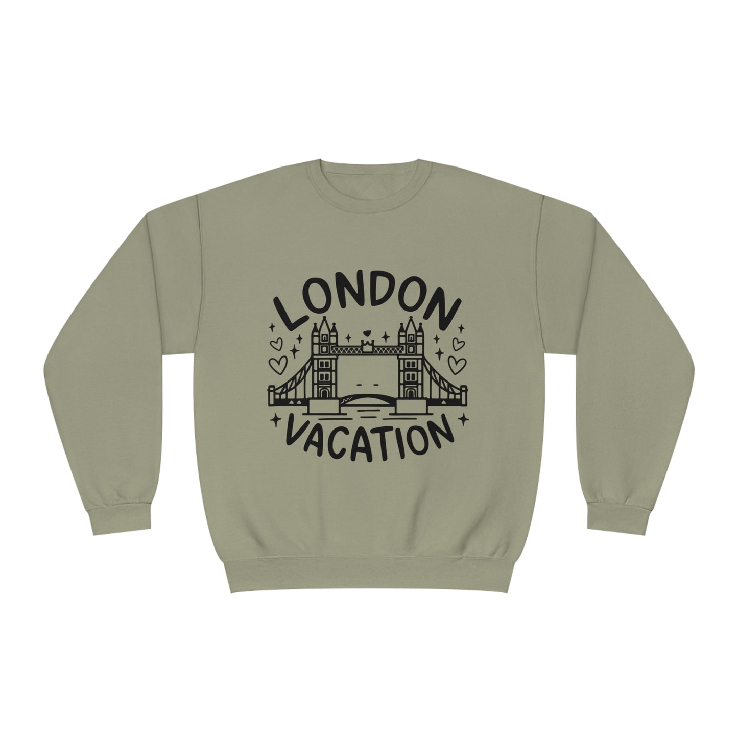 Unisex NuBlend® Crewneck Sweatshirt - London's Peaceful Vacation