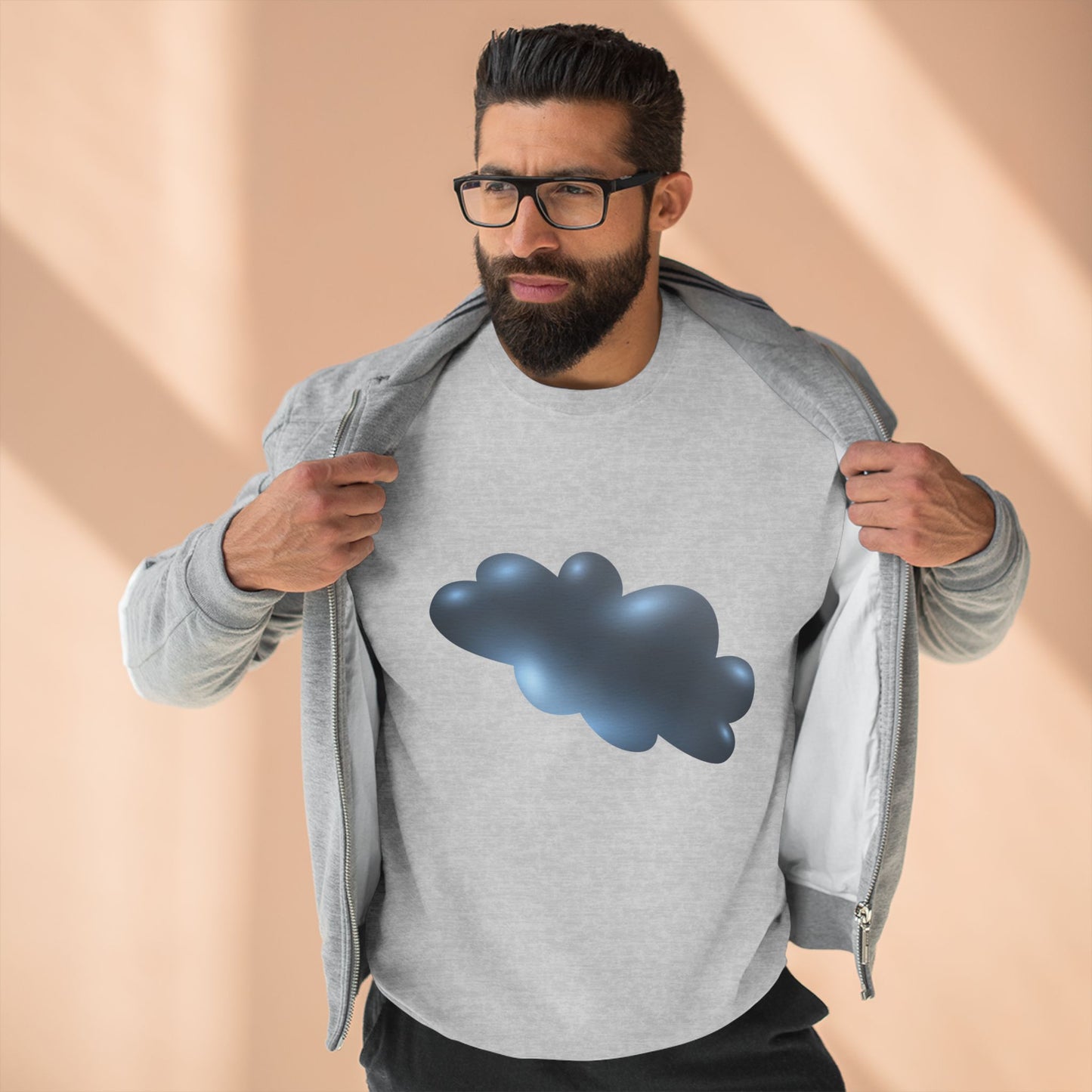 Unisex Crewneck Sweatshirt - Serene Cloudscape Dreamy Cloud