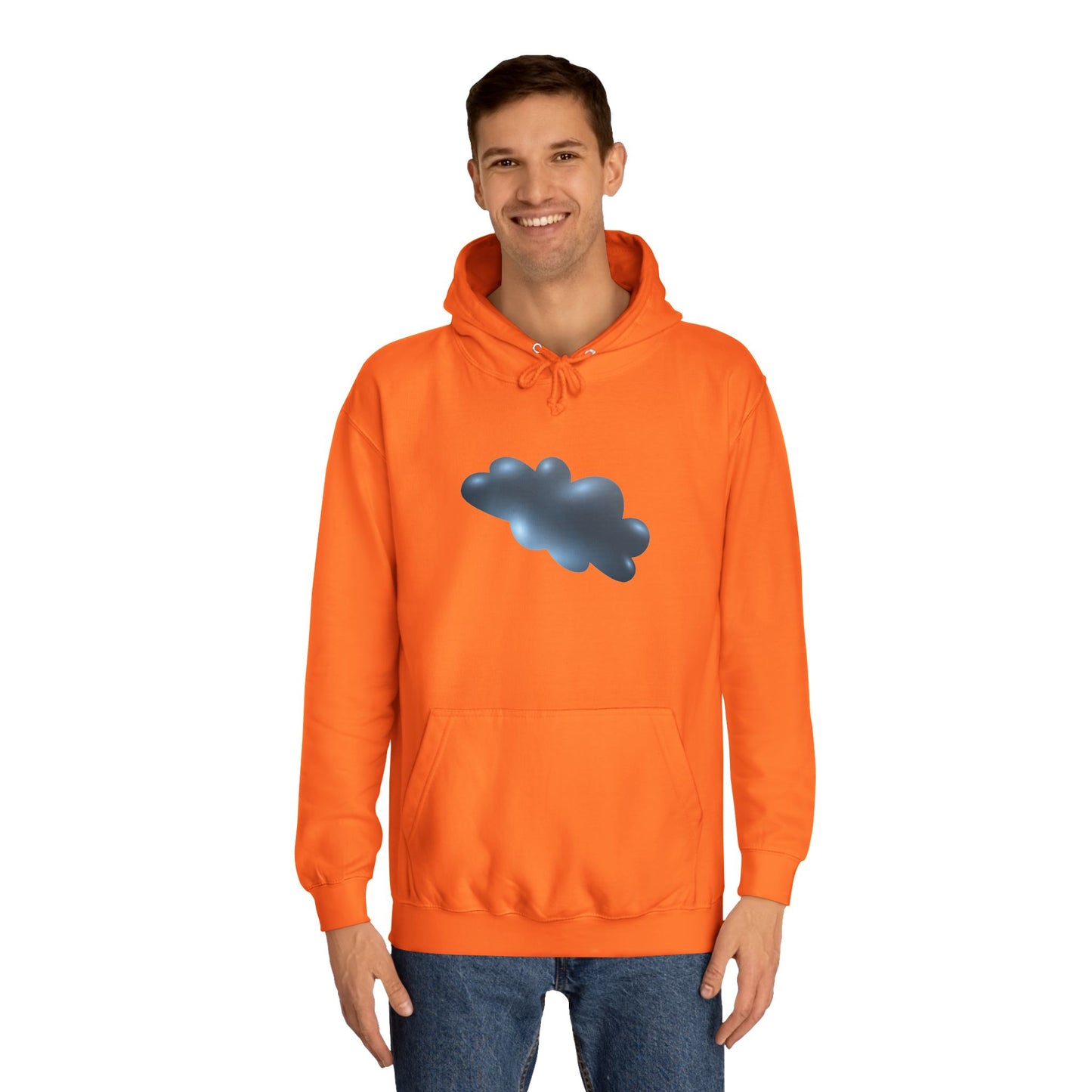 Unisex College Hoodie - Relaxed Serene Cloudscape