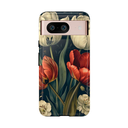 White Flower Tough Cases