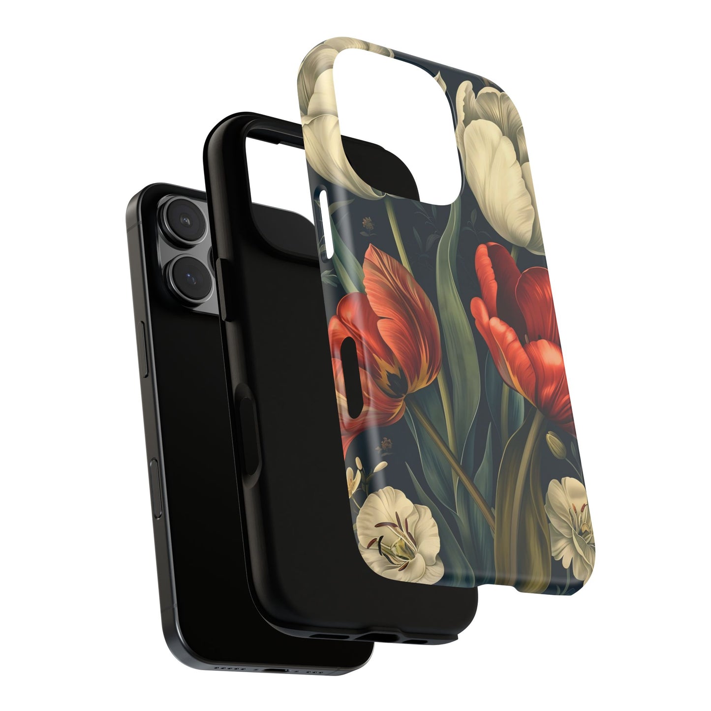 White Flower Tough Cases