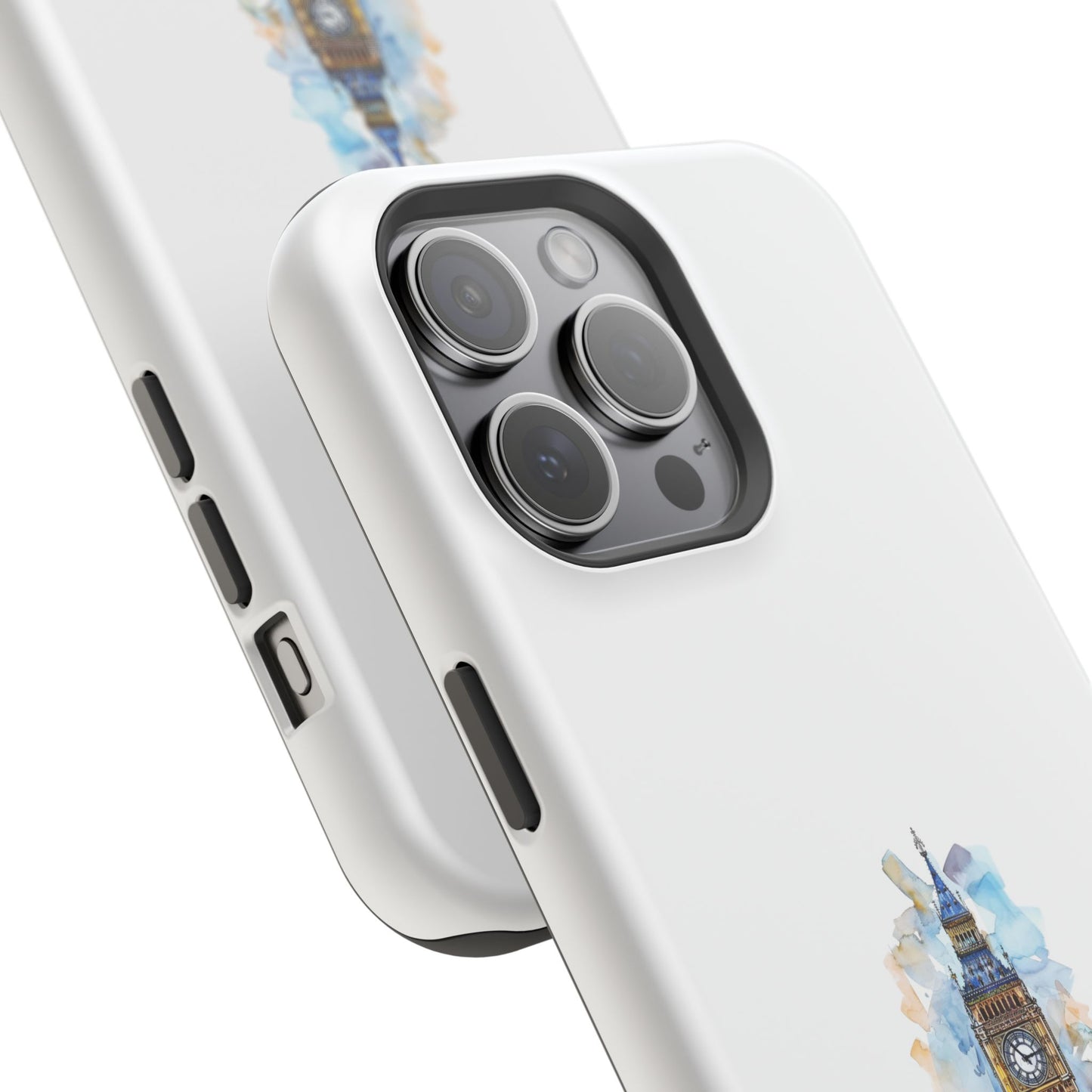 Artistic Magnetic Phone Cases with Iconic Designs, Unique Cell Phone Cover, London Tower Case, Gift for Travelers, Customizable Art Cases