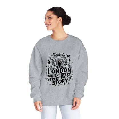 Unisex NuBlend® Crewneck Sweatshirt - London Calm Streets