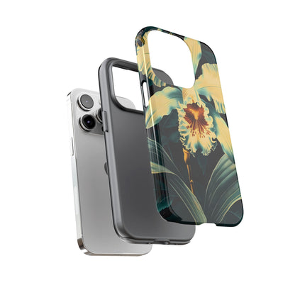Floral Phone Case - Tough Cases with Orchid Design, Durable Smartphone Cover for Nature Lovers, Floral Gift for Her, Botanical [...]