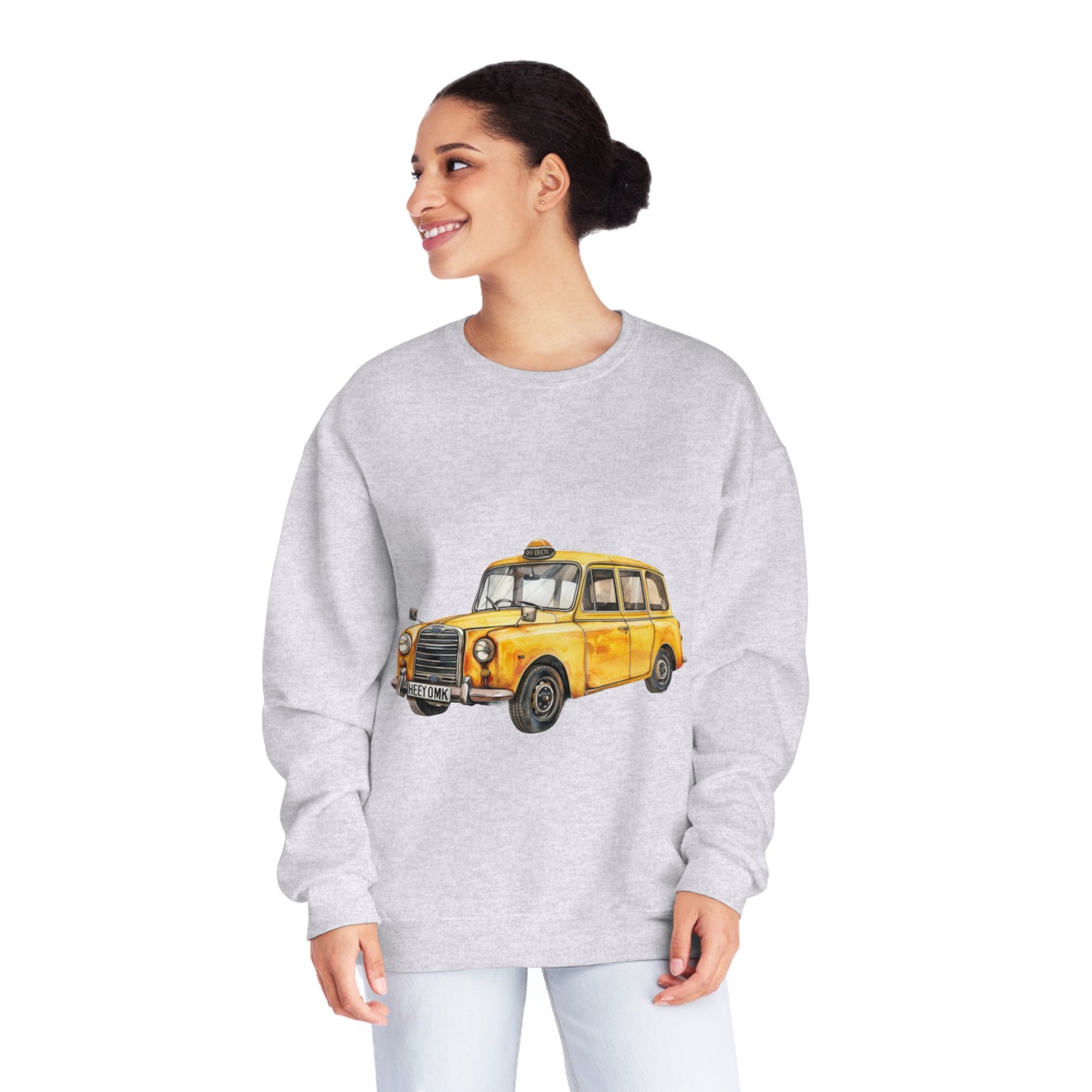 Unisex NuBlend® Crewneck Sweatshirt - British Roya Vintage Car