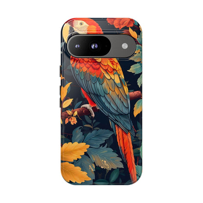 Vibrant Parrot Phone Case - Tough, Stylish, Nature-Inspired, Tropical, Wildlife, Perfect Gift, Summer Vibes