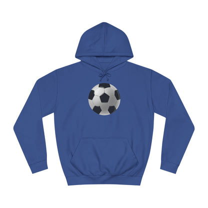 Dynamic Football Design - Sports Passion and Energetic Unisex College Hoodie