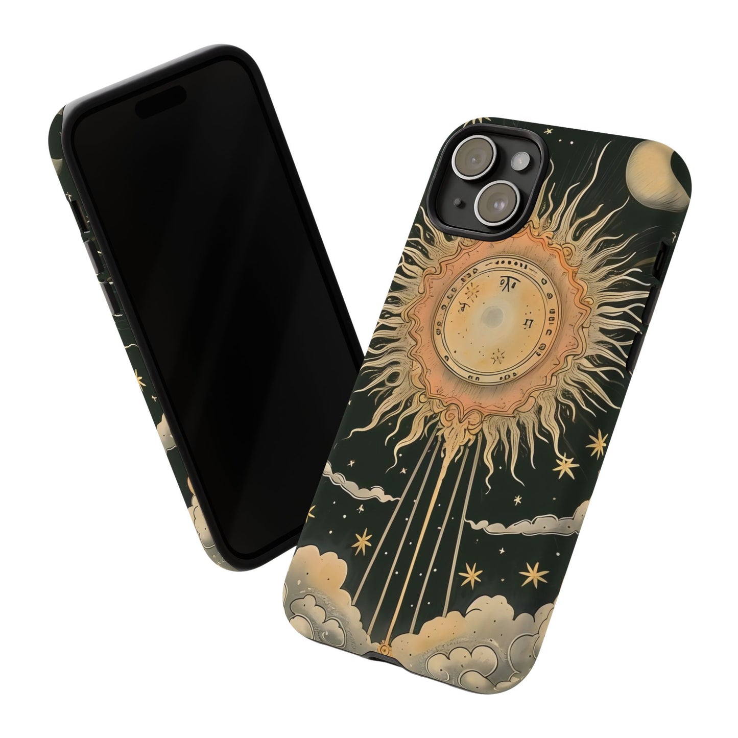 Celestial Phone Case, Tough Cases for Astrology Lovers, Cosmic Design, Gift for Astronomers, Unique Phone Accessories