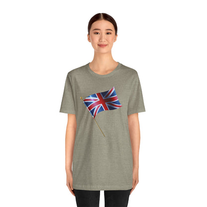 Unisex Jersey Short Sleeve Tee - Classic UK Flag Design - Union Jack Symbol