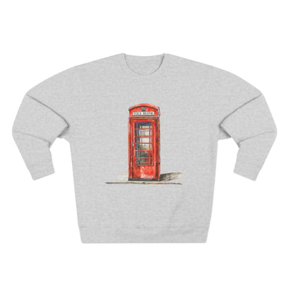 Unisex Crewneck Sweatshirt - Iconic British Public Telephone