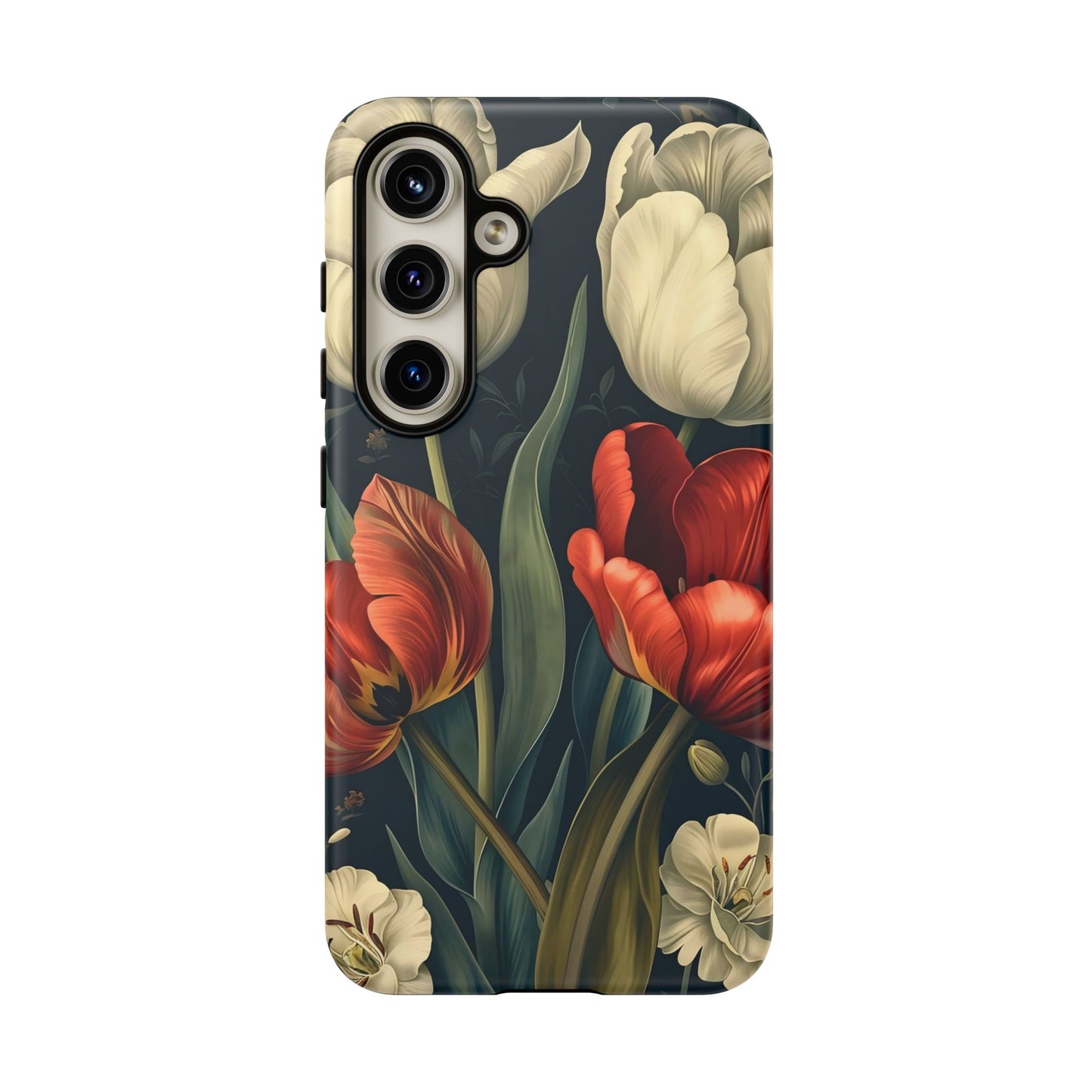 White Flower Tough Cases