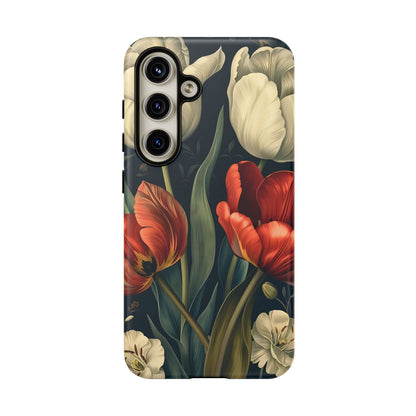 White Flower Tough Cases