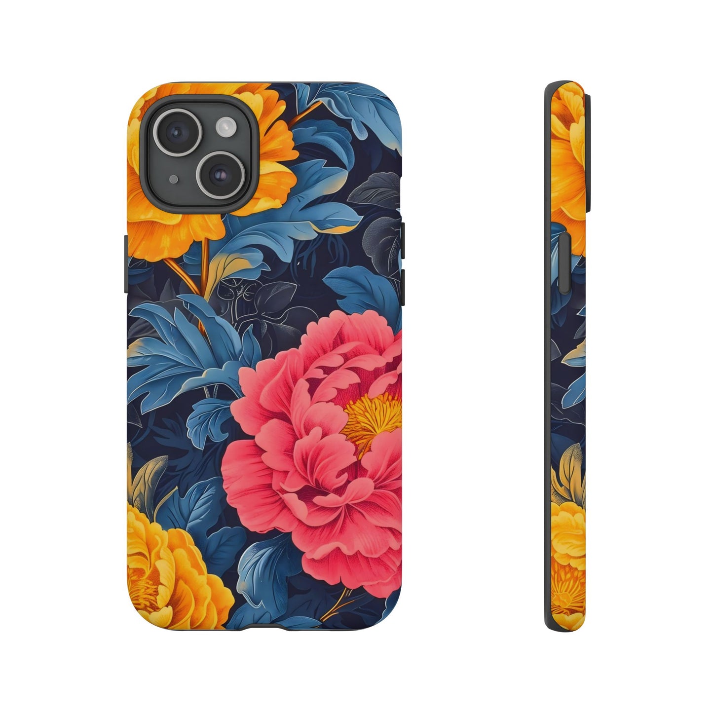 Floral Phone Case, Tough Cases, Stylish Mobile Cover, Gifts for Her, Phone Accessories, Unique Flower Design