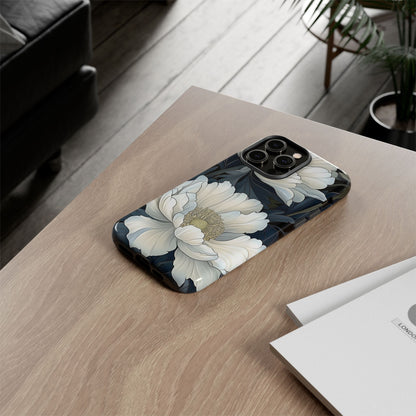 Elegant Floral Phone Case, Floral iPhone Cover, Flower Art Phone Case, Eco-Friendly Mobile Protection, Tough & Stylish Phone Case