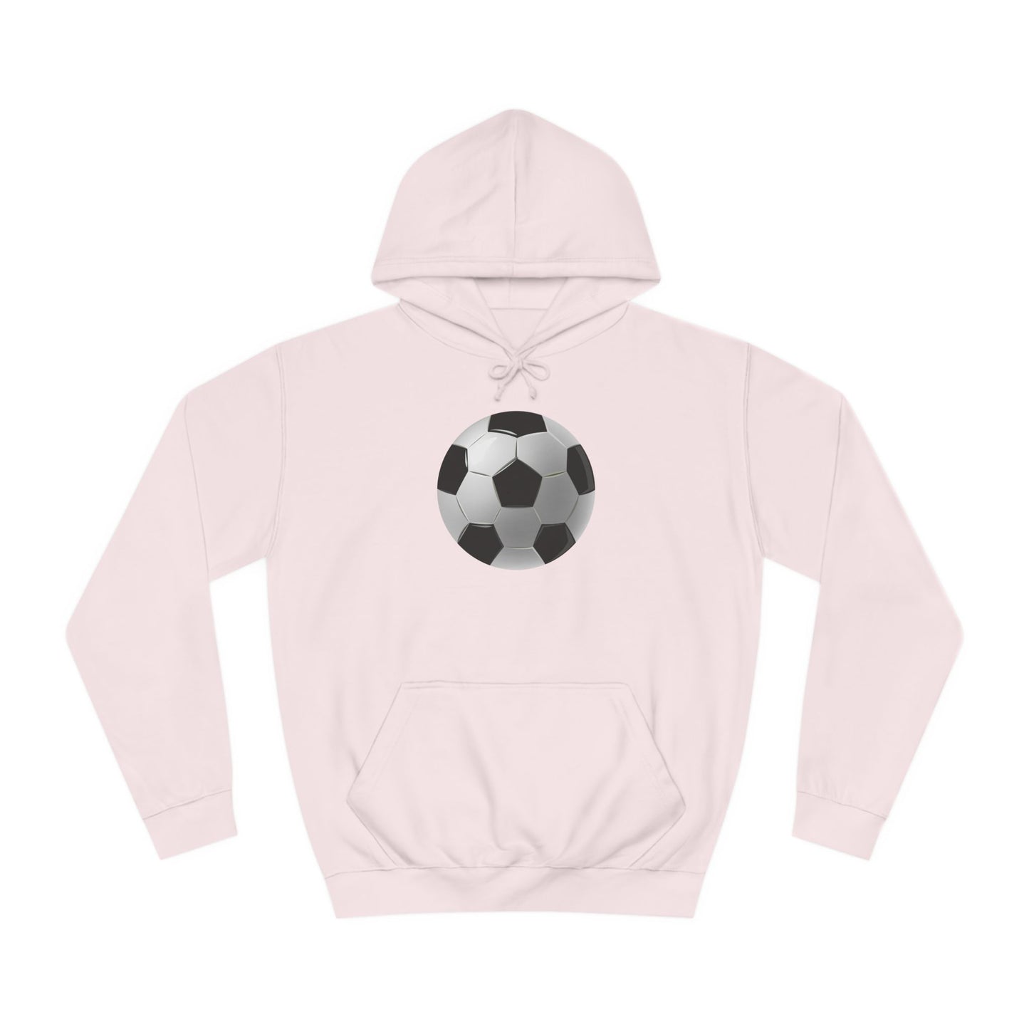 Dynamic Football Design - Sports Passion and Energetic Unisex College Hoodie