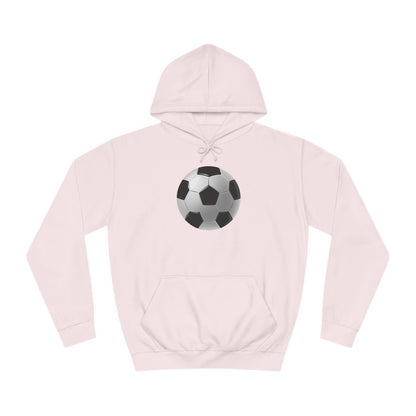 Dynamic Football Design - Sports Passion and Energetic Unisex College Hoodie