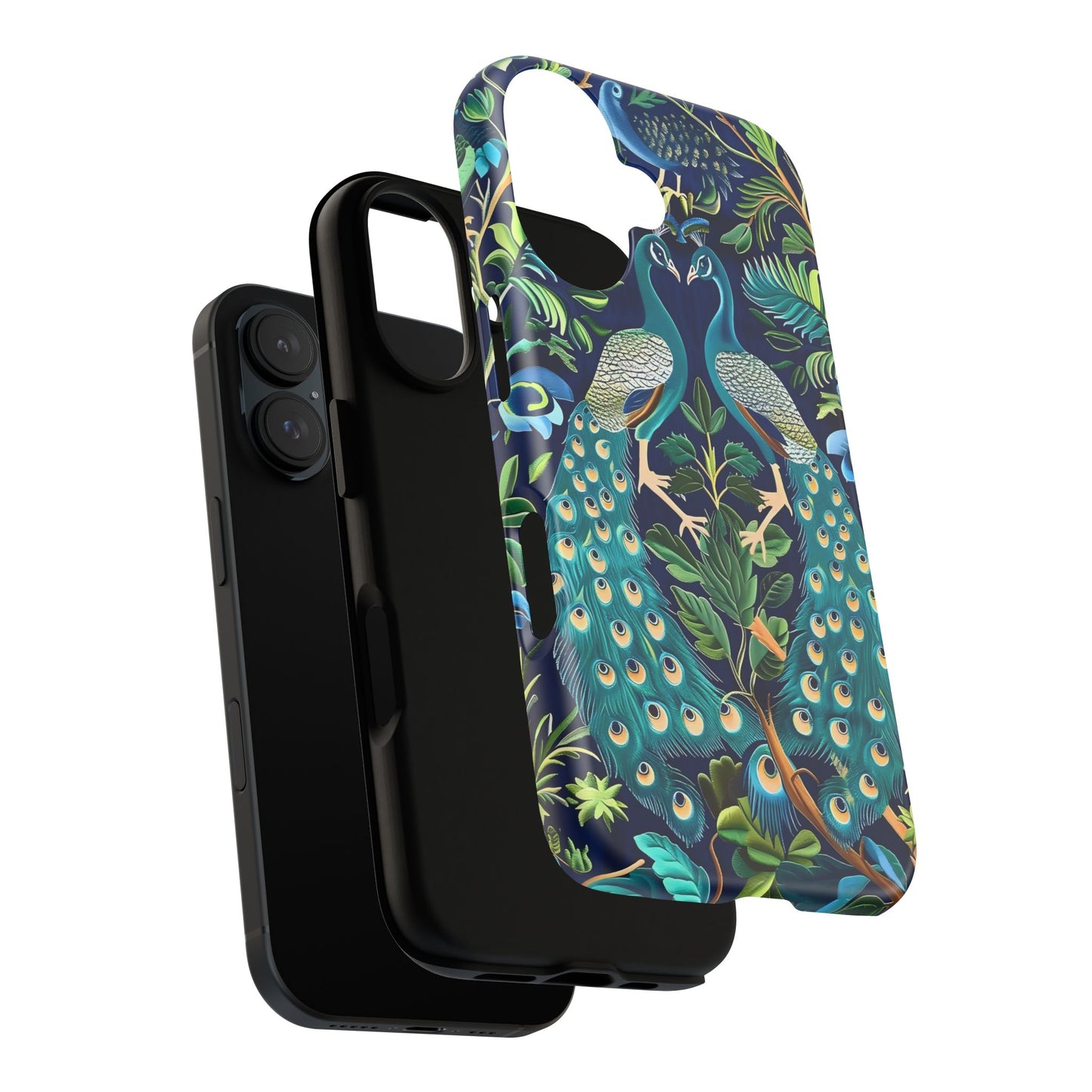 Peacock Tough Phone Case - Colorful Protective Cover, Nature Lover Gift, Stylish Accessory for Celebrations