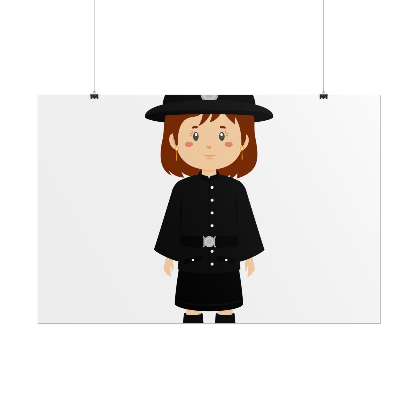 Charming Firefighter Rolled Posters for Kids' Rooms, Playful Wall Art, Fire Safety Decor, Kids' Gifts, Educational Prints