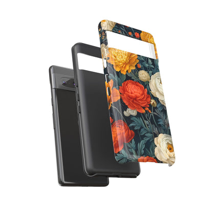 Floral Tough Case for Phones | Durable Floral Phone Cover, Boho Chic, Unique Gift for Her, Phone Protection, Flower Design