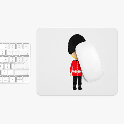 Cute Royal Guard Mouse Pad, British Theme Desk Accessory, Office Gift, Gamer Mat, Computer Pad, Unique Home Decor, Fun Workspace Decor