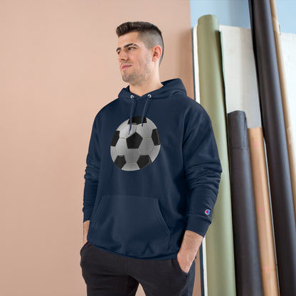 Dynamic Football Design - Sports Passion and Energeic Champion Hoodie