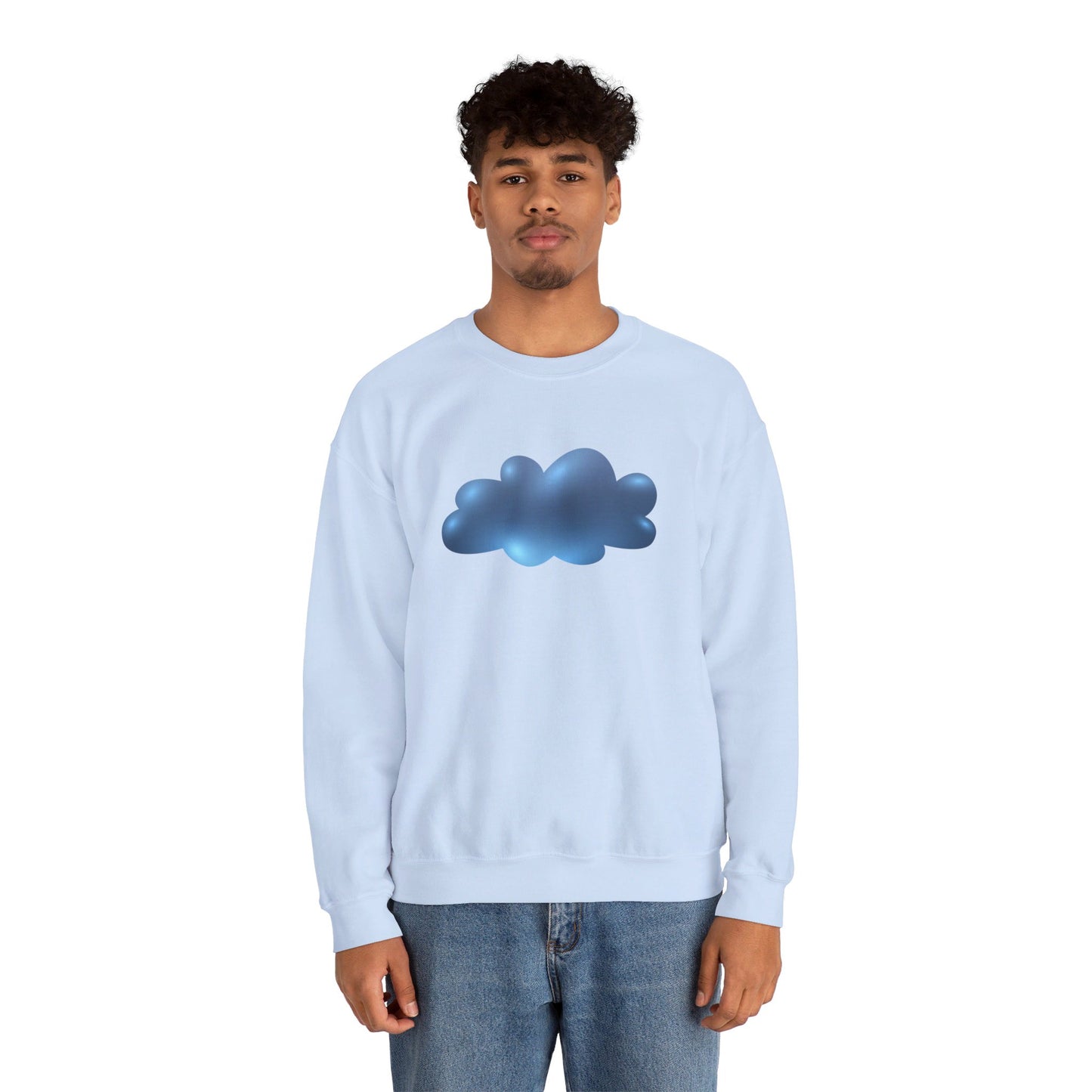 Unisex Heavy Blend™ Crewneck Sweatshirt Cozy - Serene Cloudscape
