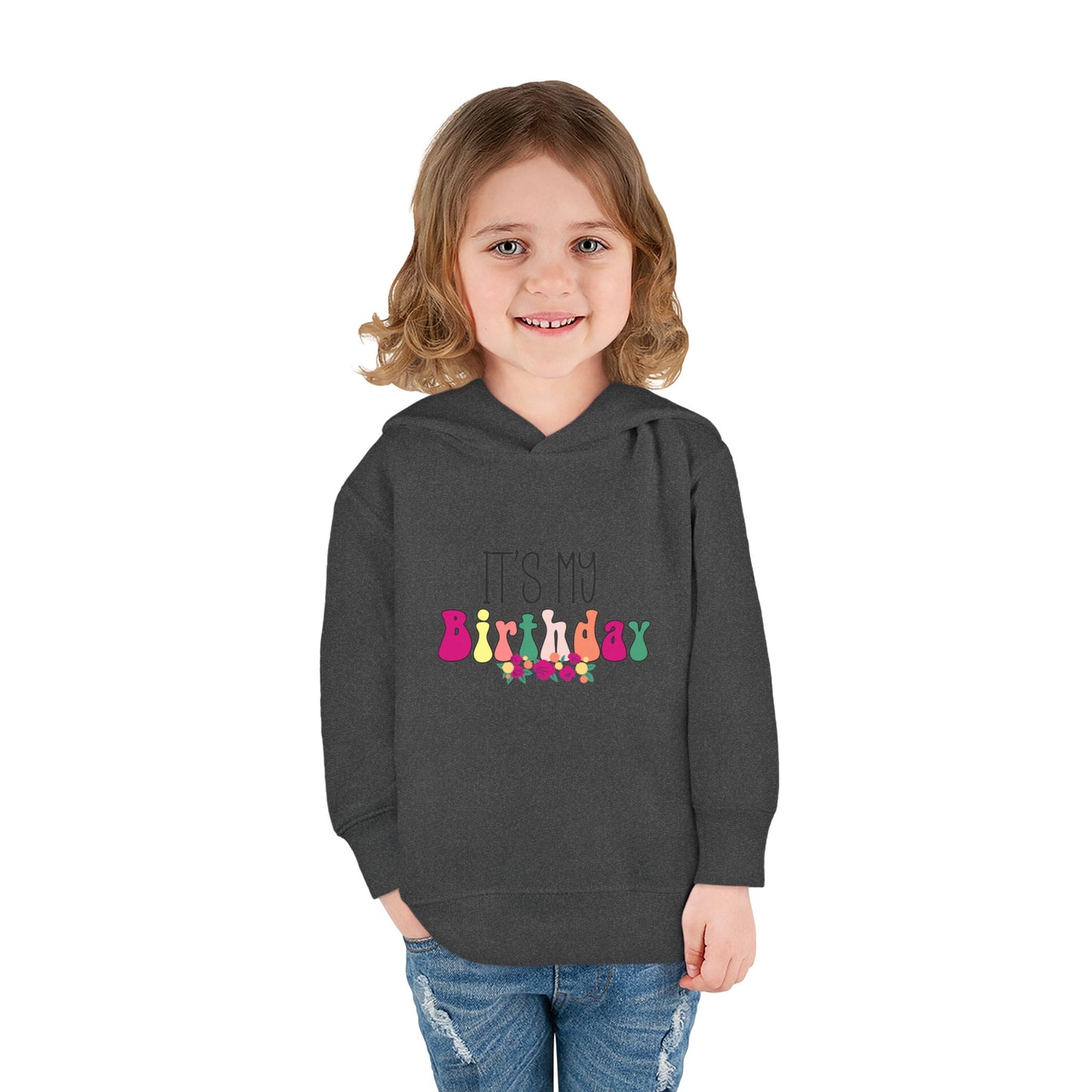 Toddler Birthday Fleece Hoodie - Cute Pullover for Celebrating Special Days