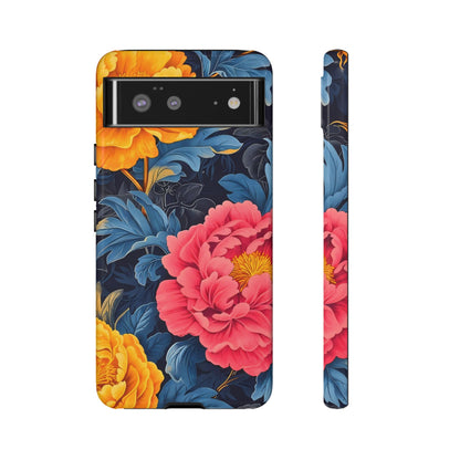 Floral Phone Case, Tough Cases, Stylish Mobile Cover, Gifts for Her, Phone Accessories, Unique Flower Design