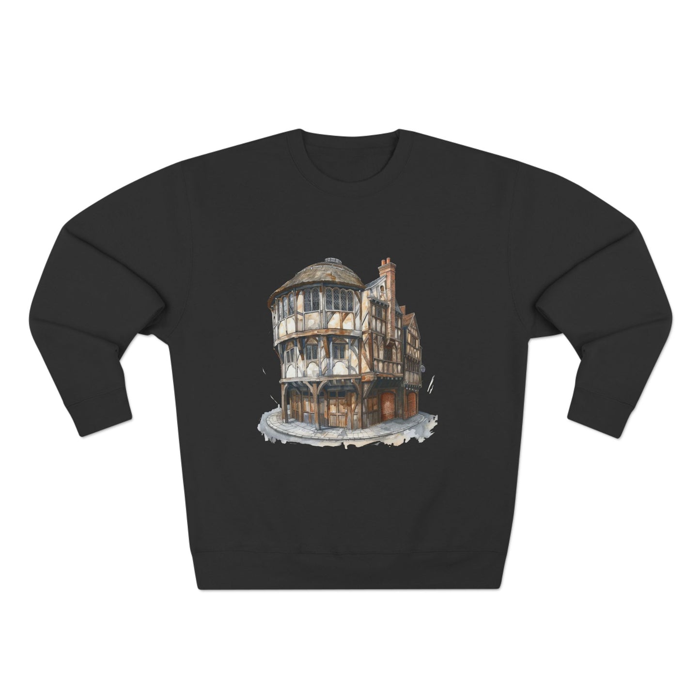 Unisex Crewneck Sweatshirt - London Pub Interior British Tavern