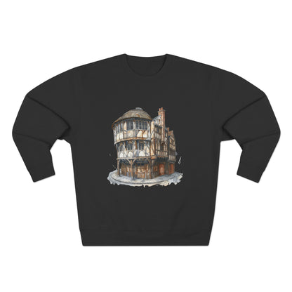 Unisex Crewneck Sweatshirt - London Pub Interior British Tavern