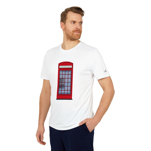 adidas Unisex Sport T-shirt - Iconic British Public Telephone