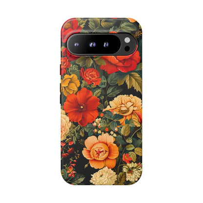 Floral Phone Case, Tough Cases, Decorative Tech Accessories, Gift for Her, Nature Lover Gift, Boho Style Case, Spring Floral Cover