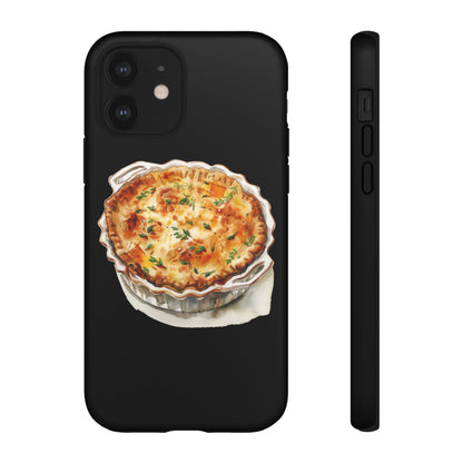 Quiche Phone Case - Funky Kitchen Decor, Foodie Gift, Chef Accessories, Culinary Art, Quirky Phone Cover