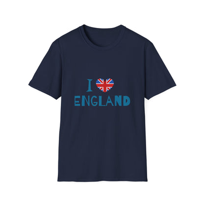 I love England Durable Unisex Softstyle T-Shirt