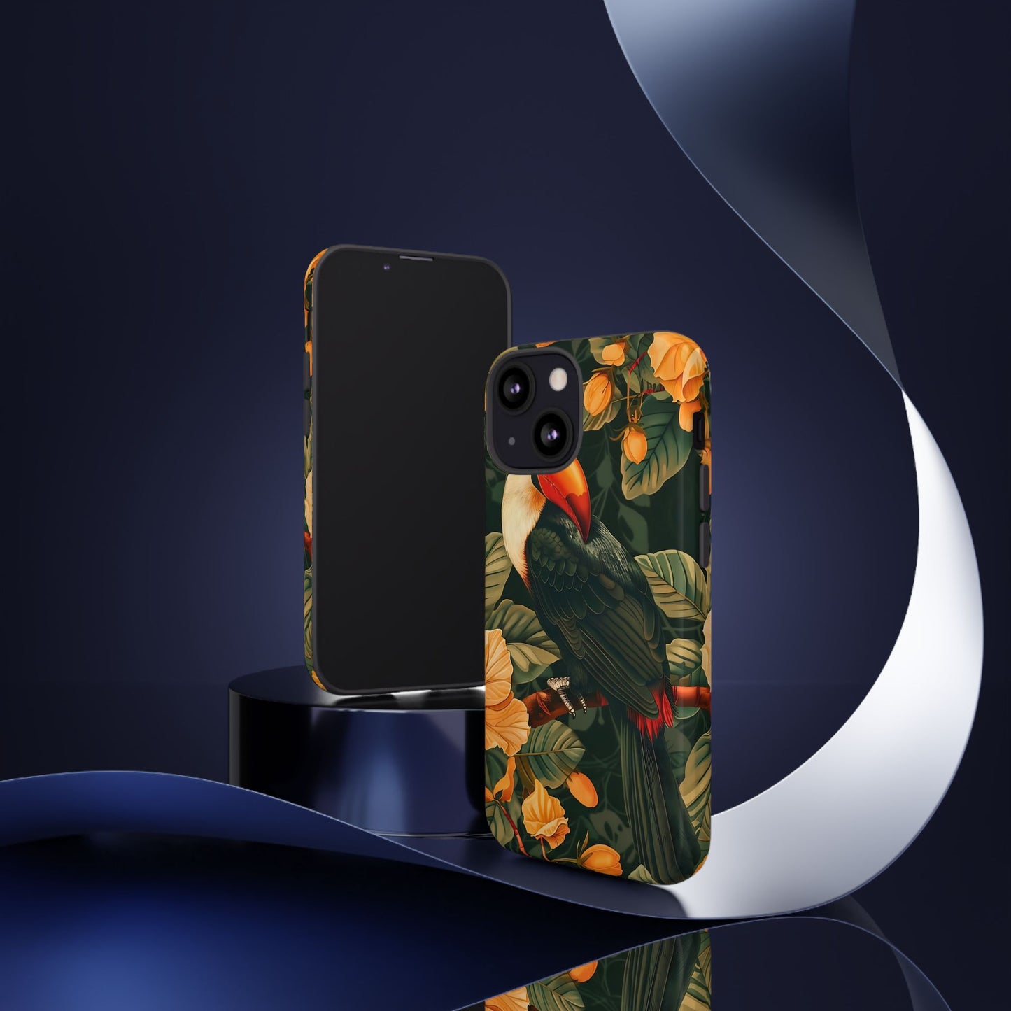 Tropical Toucan Phone Case, Exotic Bird Cover, Nature Lover Gift, Eco-Friendly Design, Customizable Tech Accessory