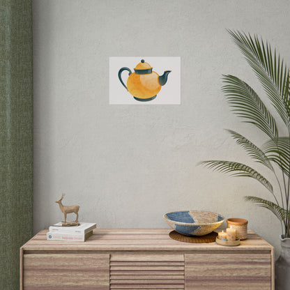 Vintage Tea Pot Rolled Posters