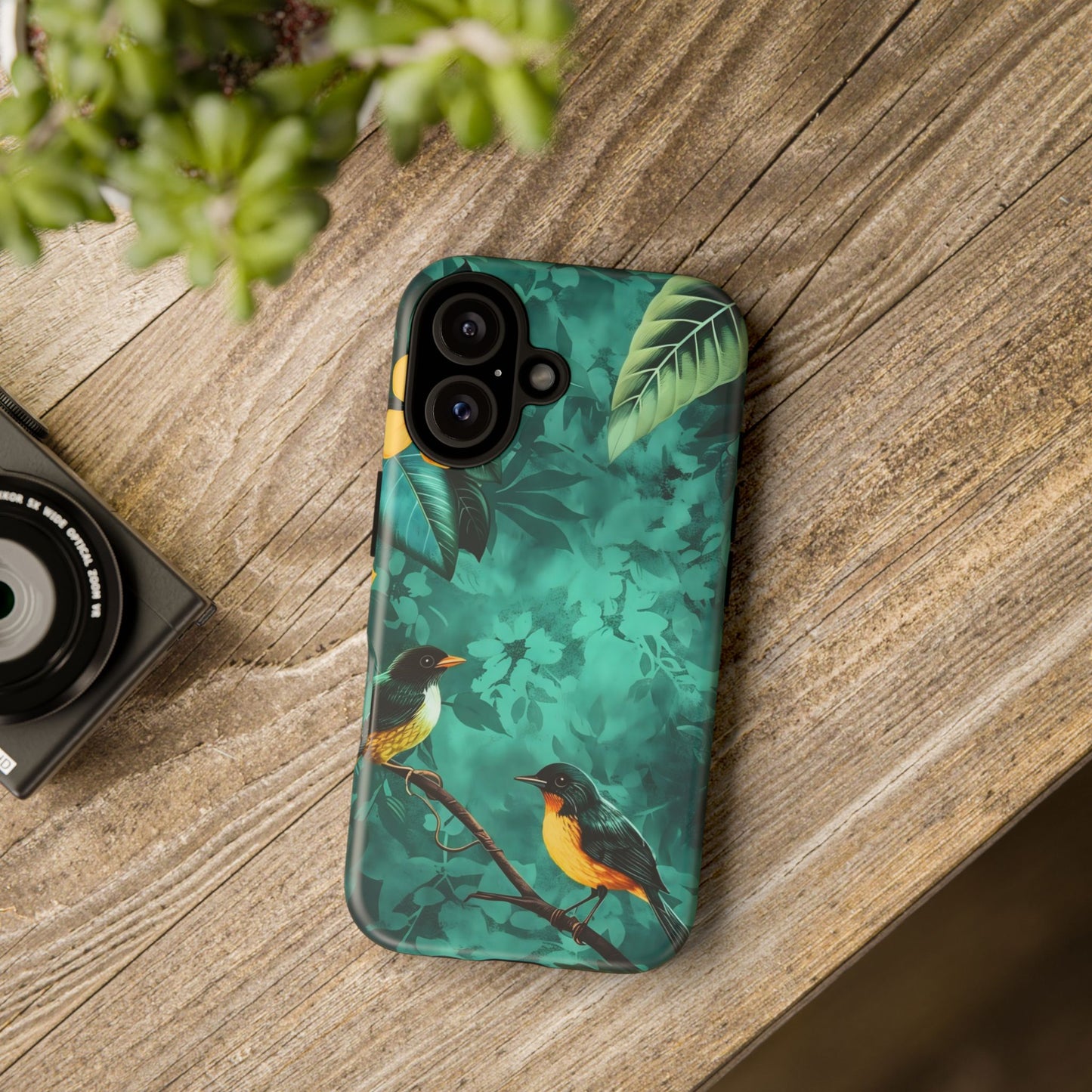 Tough Cases Phone Case - Elegant Bird Design, Nature Lover Gift, Wildlife Art, Tropical Decor, Eco-Friendly Accessory