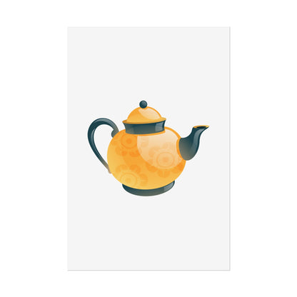 Vintage Tea Pot Rolled Posters