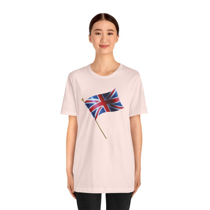 Unisex Jersey Short Sleeve Tee - Classic UK Flag Design - Union Jack Symbol