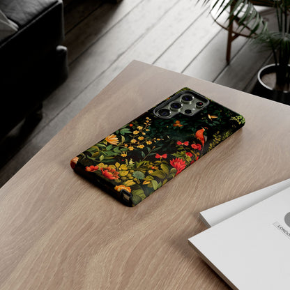 Floral Tough Phone Case, Nature-Inspired Design, Ideal for Garden Lovers, Gift for Birthdays, Christmas, Eco-Friendly Accessory