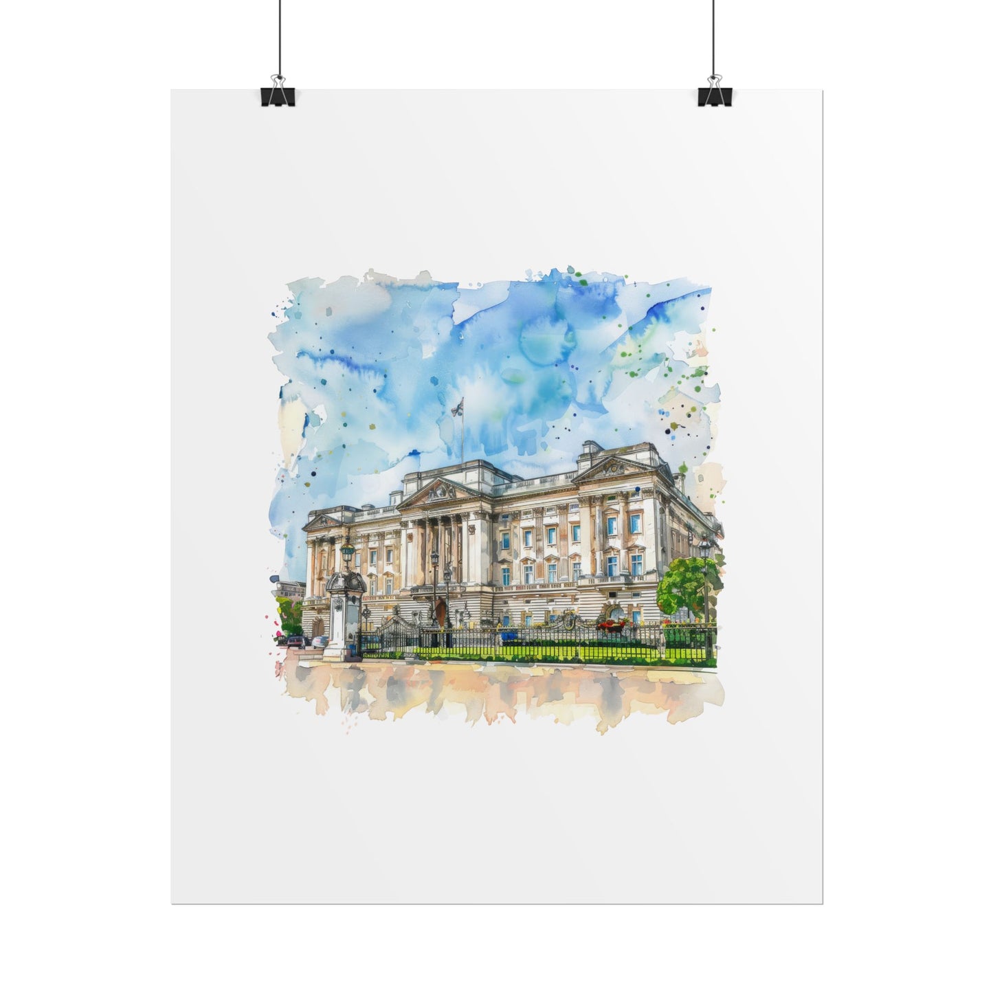 Watercolor Art Rolled Posters