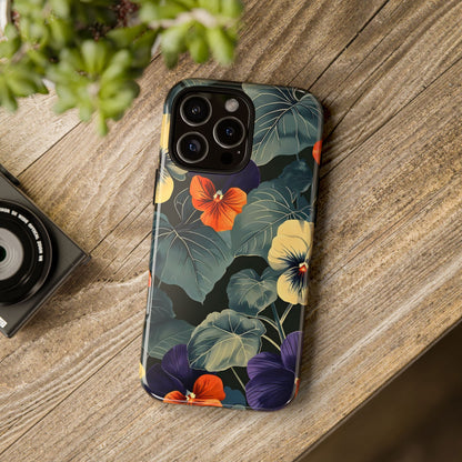 Tough Cases Floral iPhone Case, Tough Phone Cover, Stylish Floral Design, Gift for Her, Summer Vibe, Durable Protective Case