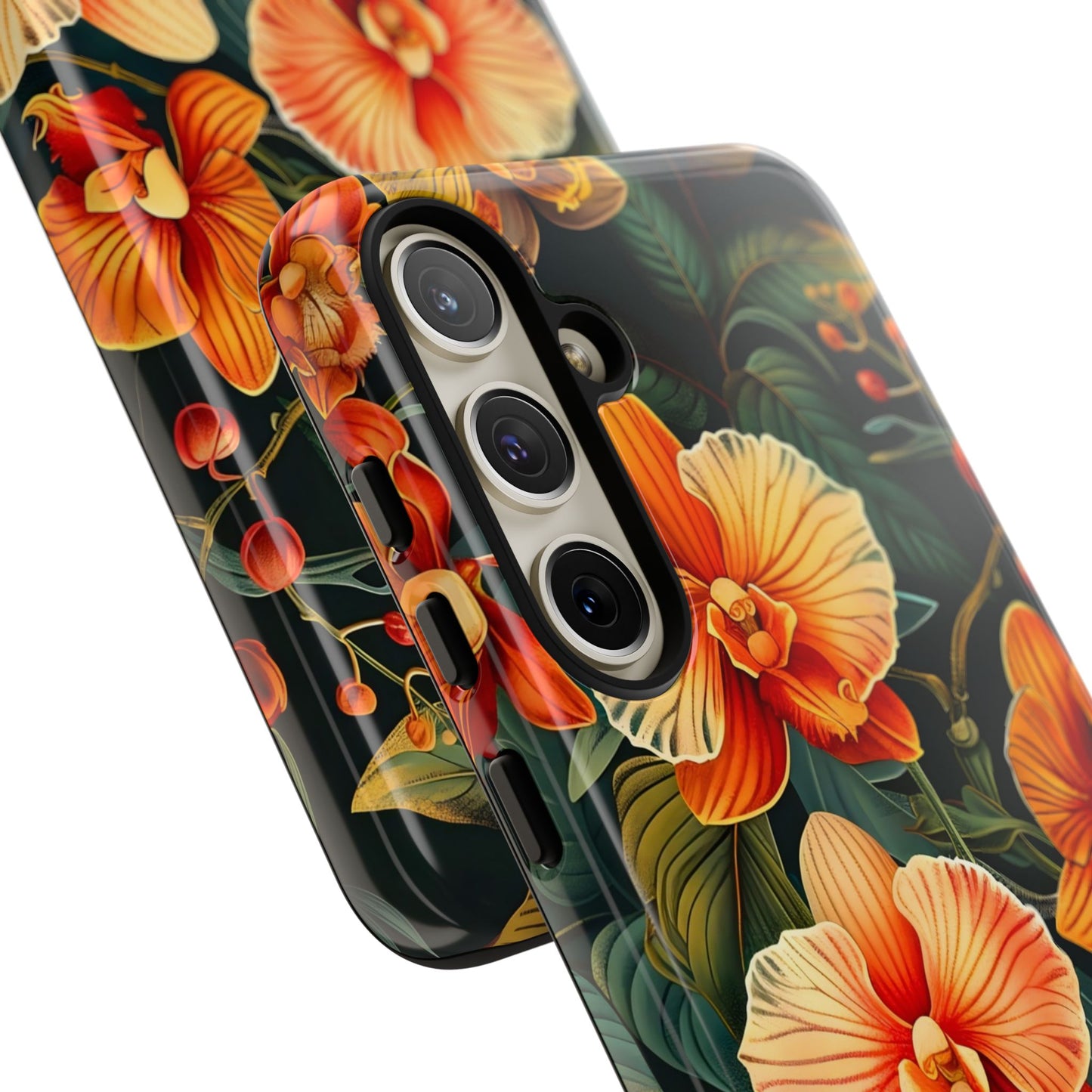 Floral Phone Case - Tough Cases, Protective Cover, Gift for Her, Smartphone Accessory, Floral Design, Nature-Inspired