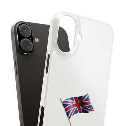 Union Jack Phone Case - Slim Phone Cases for Brits, Travel Lovers, United Kingdom Pride, Gift for Him/Her, National Holidays