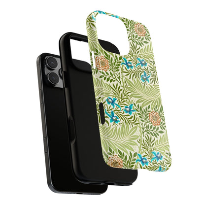 Tough Cases Phone Case, Botanical Print Phone Cover, Floral Smartphone Accessory, Nature-Inspired Tech Gear, Gift for Plant Lovers