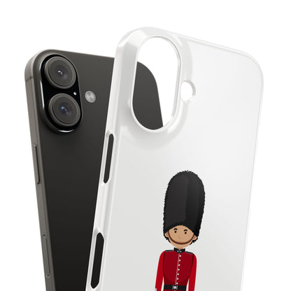 Slim Phone Cases with Royal Guard Design for UK Lovers, Travel Souvenir, Holiday Gift, Phone Accessories, Fun Style